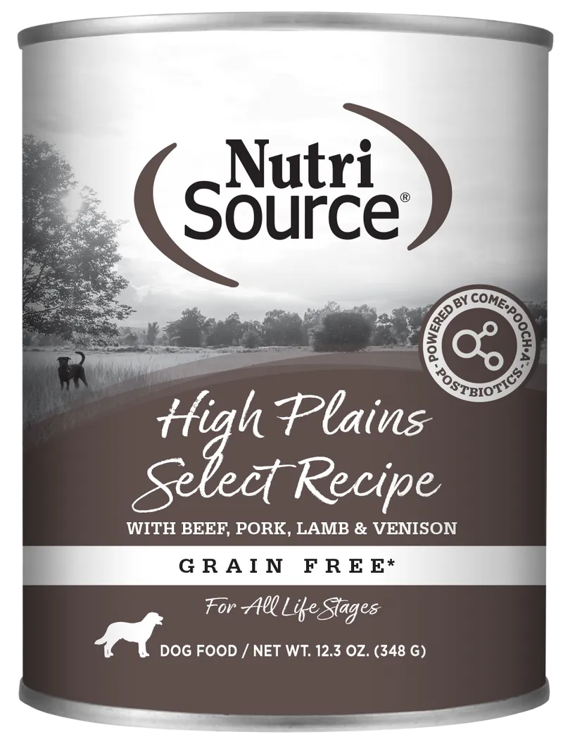 NutriSource Grain Free High Plains Select Canned Dog Food