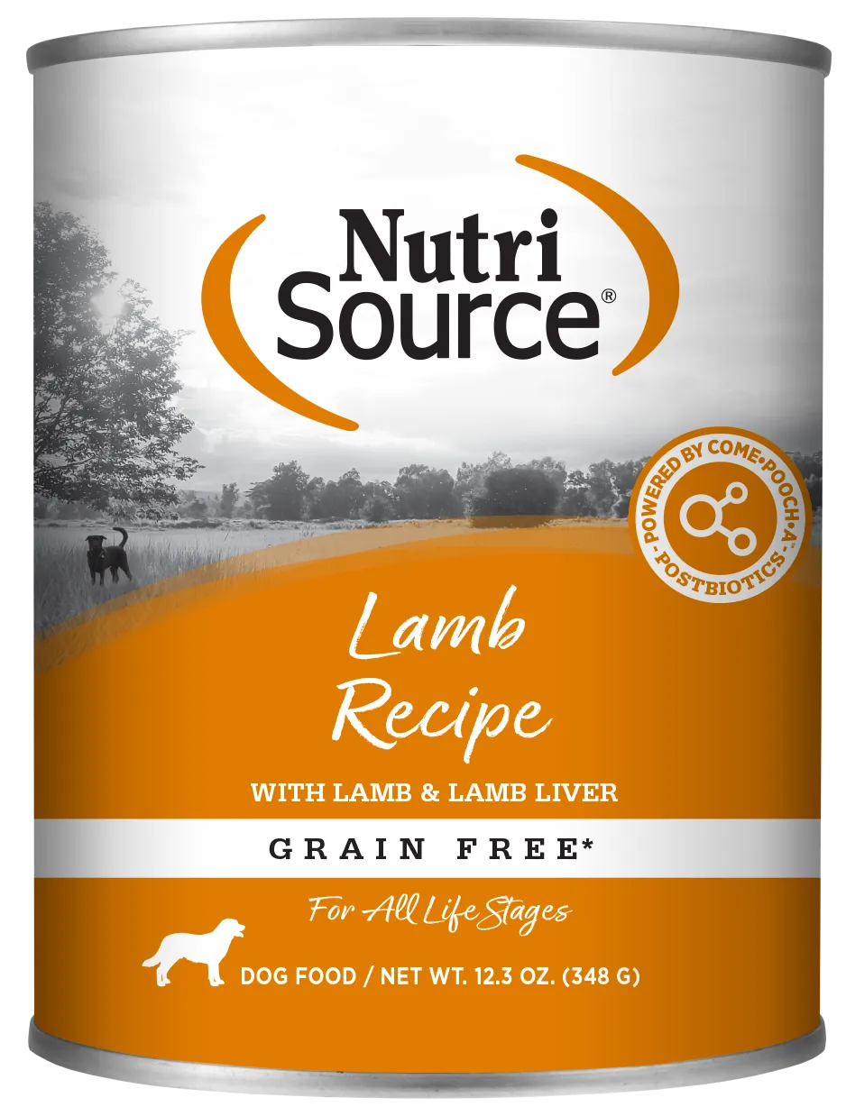 Nutrisource Grain Free Lamb Canned Dog Food