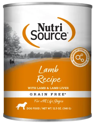 Nutrisource Grain Free Lamb Canned Dog Food