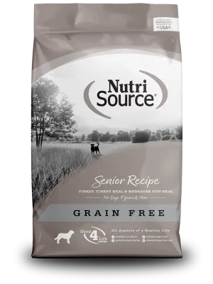 Nutrisource Grain Free Senior Dry Dog Food