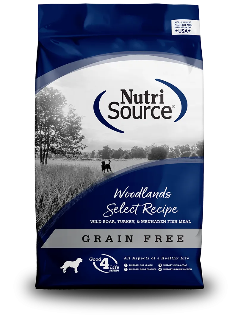 Nutrisource Grain Free Woodlands Select Recipe Dog Food