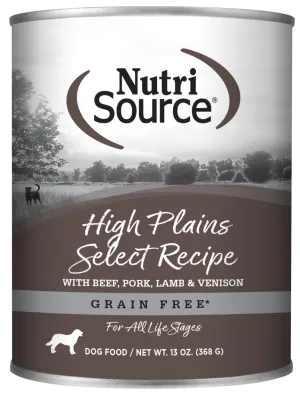 NutriSource® High Plains Select Healthy Grain Free Wet Dog Food