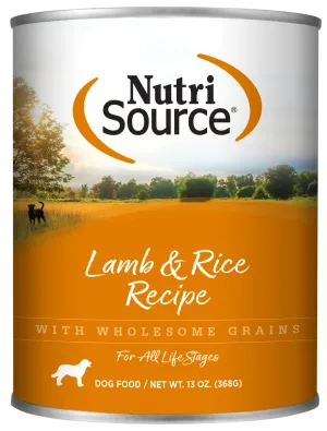 NutriSource® Lamb & Rice Formula Healthy Wet Dog Food