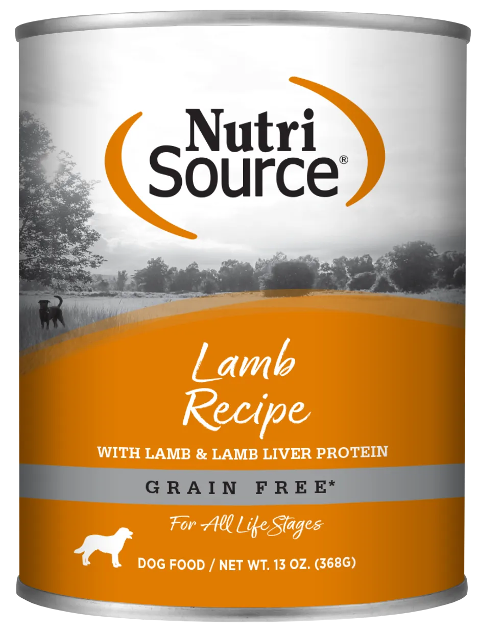 NutriSource® Lamb Formula Healthy Grain Free Wet Dog Food