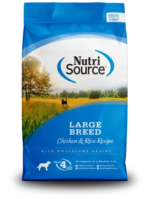 NutriSource® Large Breed Chicken & Rice Recipe Dog Food