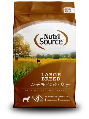 NutriSource® Large Breed Lamb Meal & Rice Recipe Dog Food