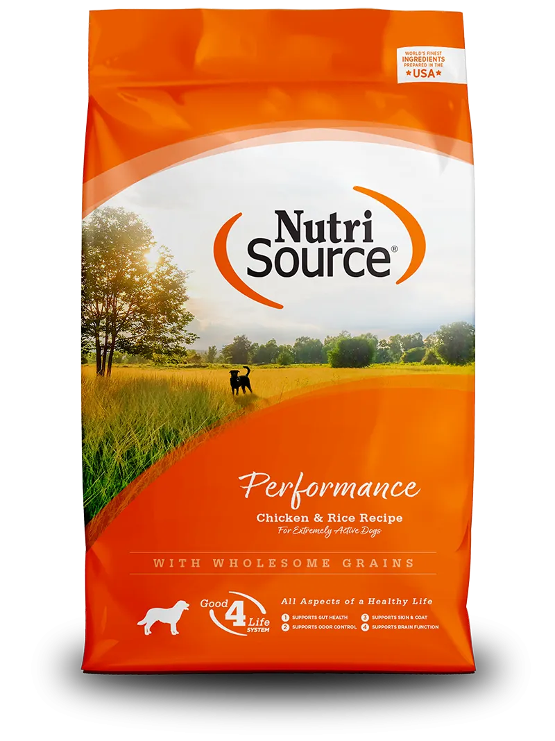 Nutrisource Performance Chicken and Rice Dry Dog Food