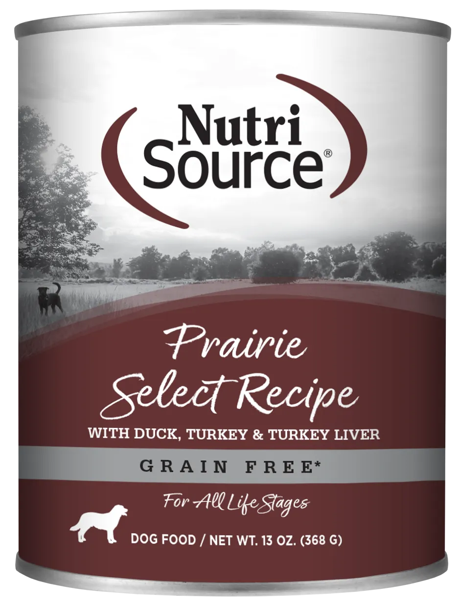 NutriSource® Prairie Select Healthy Grain Free Wet Dog Food