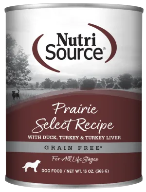 NutriSource® Prairie Select Healthy Grain Free Wet Dog Food