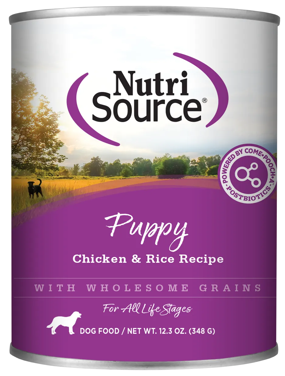 NutriSource Puppy Chicken & Rice Canned Dog Food