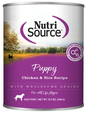 NutriSource Puppy Chicken & Rice Canned Dog Food