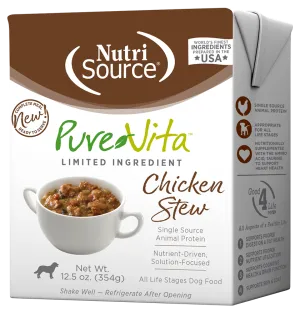 NutriSource® PureVita™ Chicken Stew Limited Ingredient Wet Dog Food
