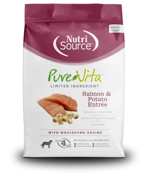 NutriSource® PureVita™ Limited Ingredient Salmon & Potato Entrée Dog Food