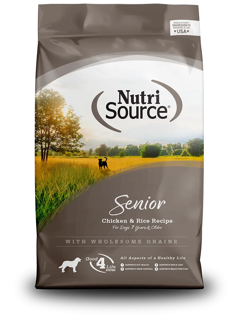 Nutrisource Senior Chicken and Rice Dry Dog Food
