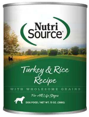 NutriSource® Turkey & Rice Recipe Healthy Wet Dog Food