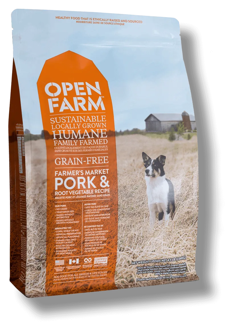 OPEN FARM Grain-Free Farmer's Market Pork & Root Vegetable Recipe Dry Dog Food