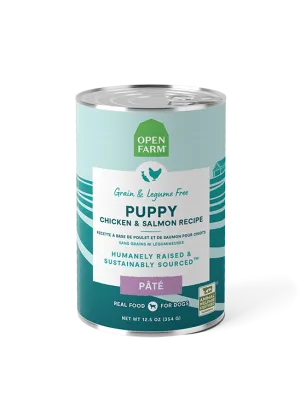Open Farm Grain Free Puppy Chicken & Salmon Pate Wet Dog Food