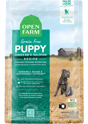 Open Farm Grain-Free Puppy Chicken & Salmon Recipe Dry Dog Food