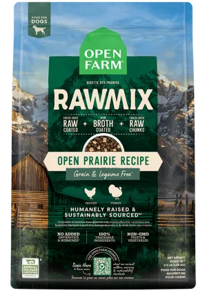 Open Farm Grain-Free RawMix Open Prairie Recipe Dog Food