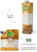 Open Farm Harvest Chicken Bone Broth For Dogs & Cats