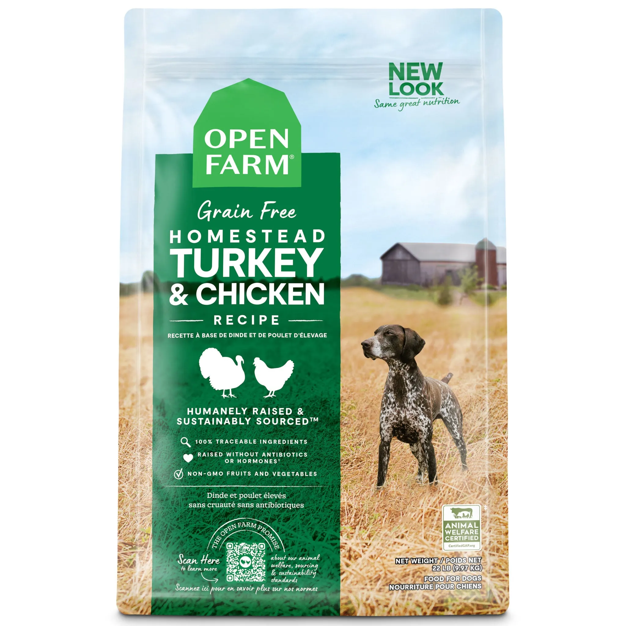 Open Farm Homestead Turkey & Chicken Dry Dog Food