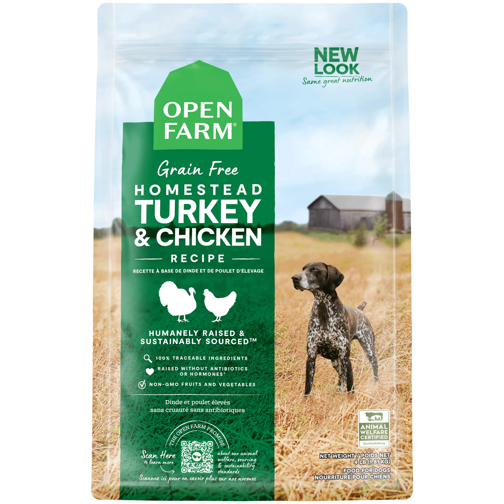 Open Farm Homestead Turkey & Chicken Dry Dog Food