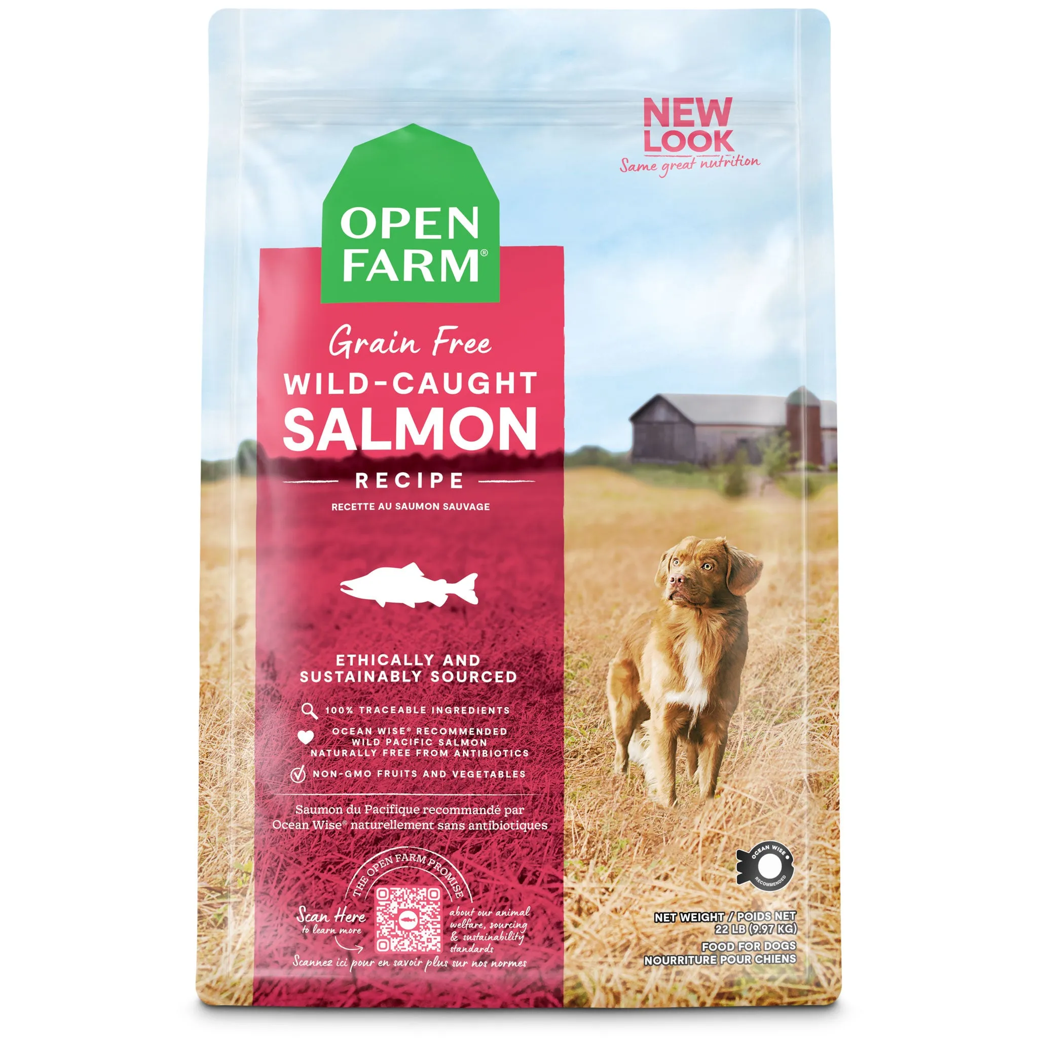 Open Farm Homestead Wild Caught Salmon Dry Dog Food