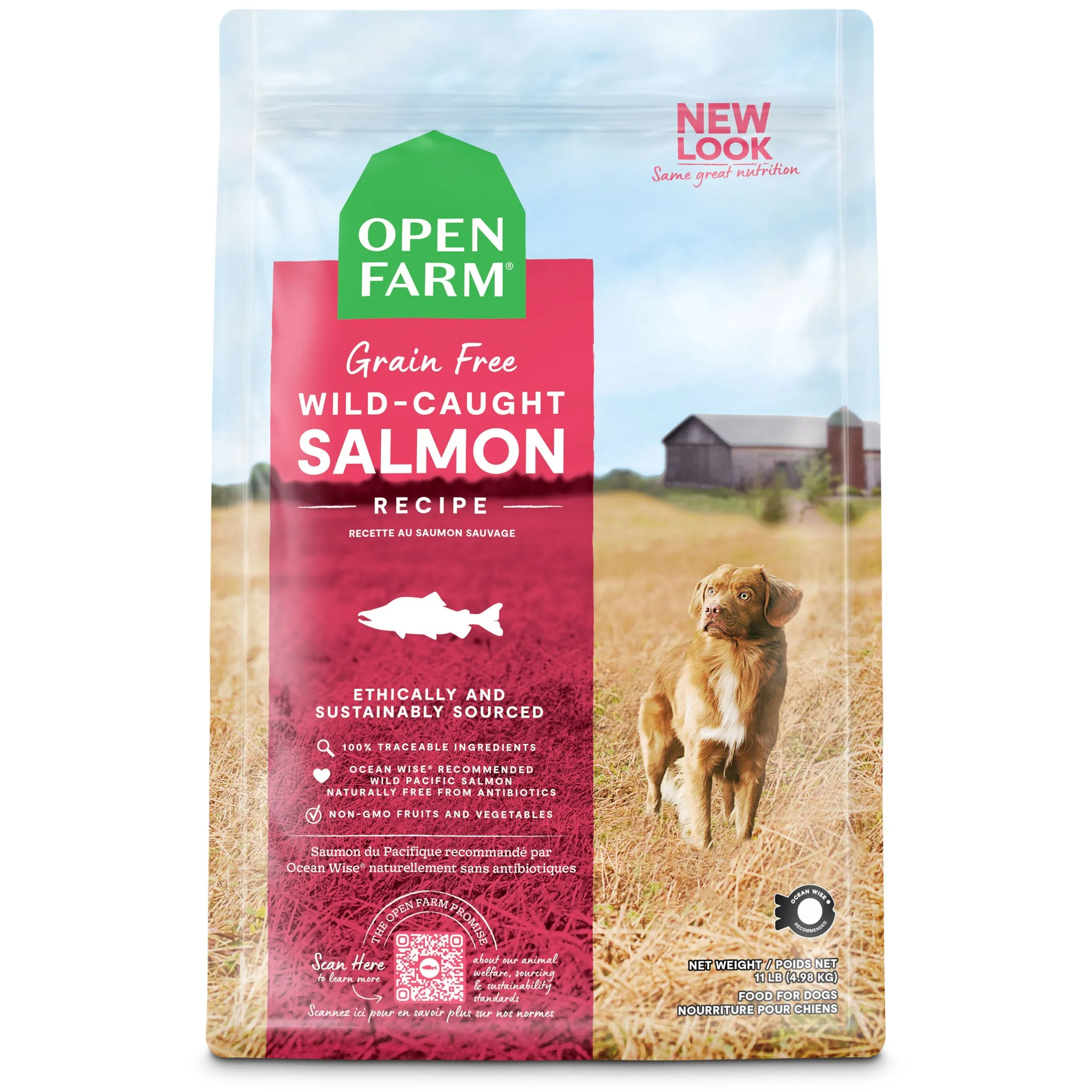 Open Farm Homestead Wild Caught Salmon Dry Dog Food