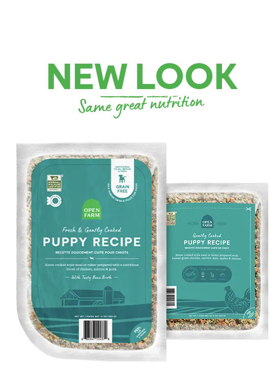 Open Farm Puppy Gently Cooked Recipe Frozen Dog Food