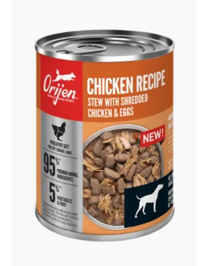 Orijen Chicken Recipe Stew with Shredded Chicken & Eggs Canned Dog Food