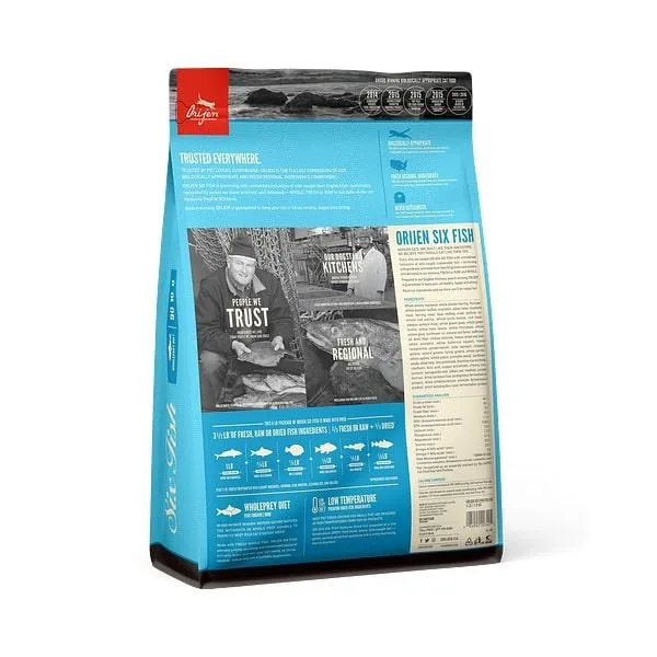 Orijen Grain Free Six Fish Dry Cat Food