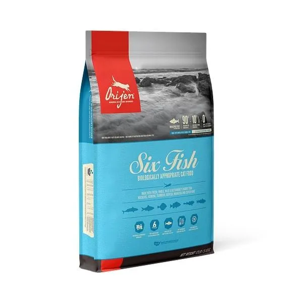 Orijen Grain Free Six Fish Dry Cat Food