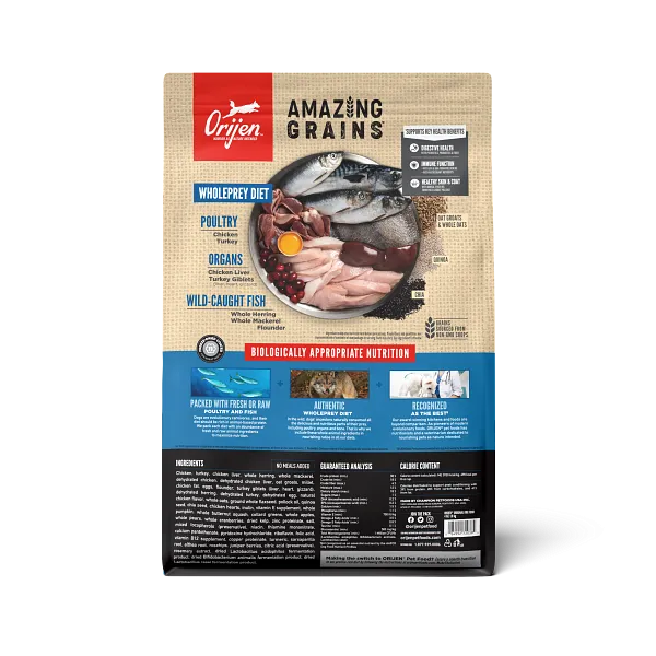 ORIJEN High Protein Amazing Grains Original Dry Dog Food