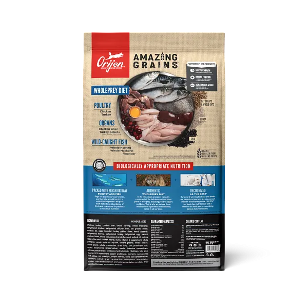 ORIJEN High Protein Amazing Grains Original Dry Dog Food