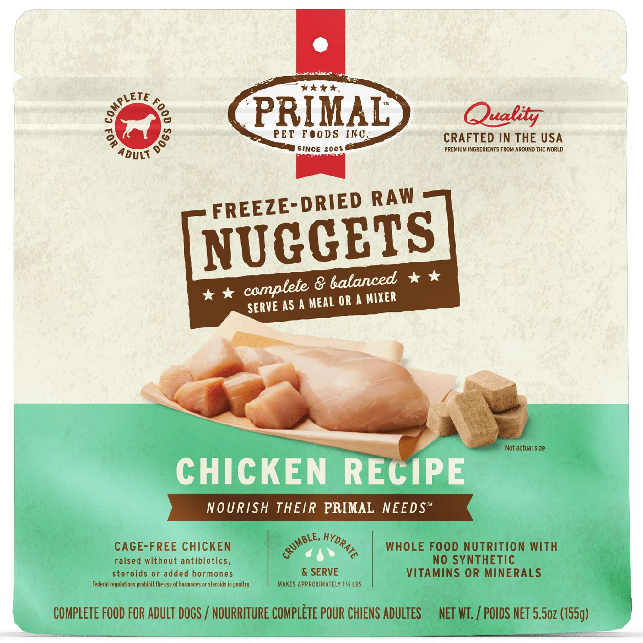 Primal Freeze-Dried Chicken Formula Dog Food