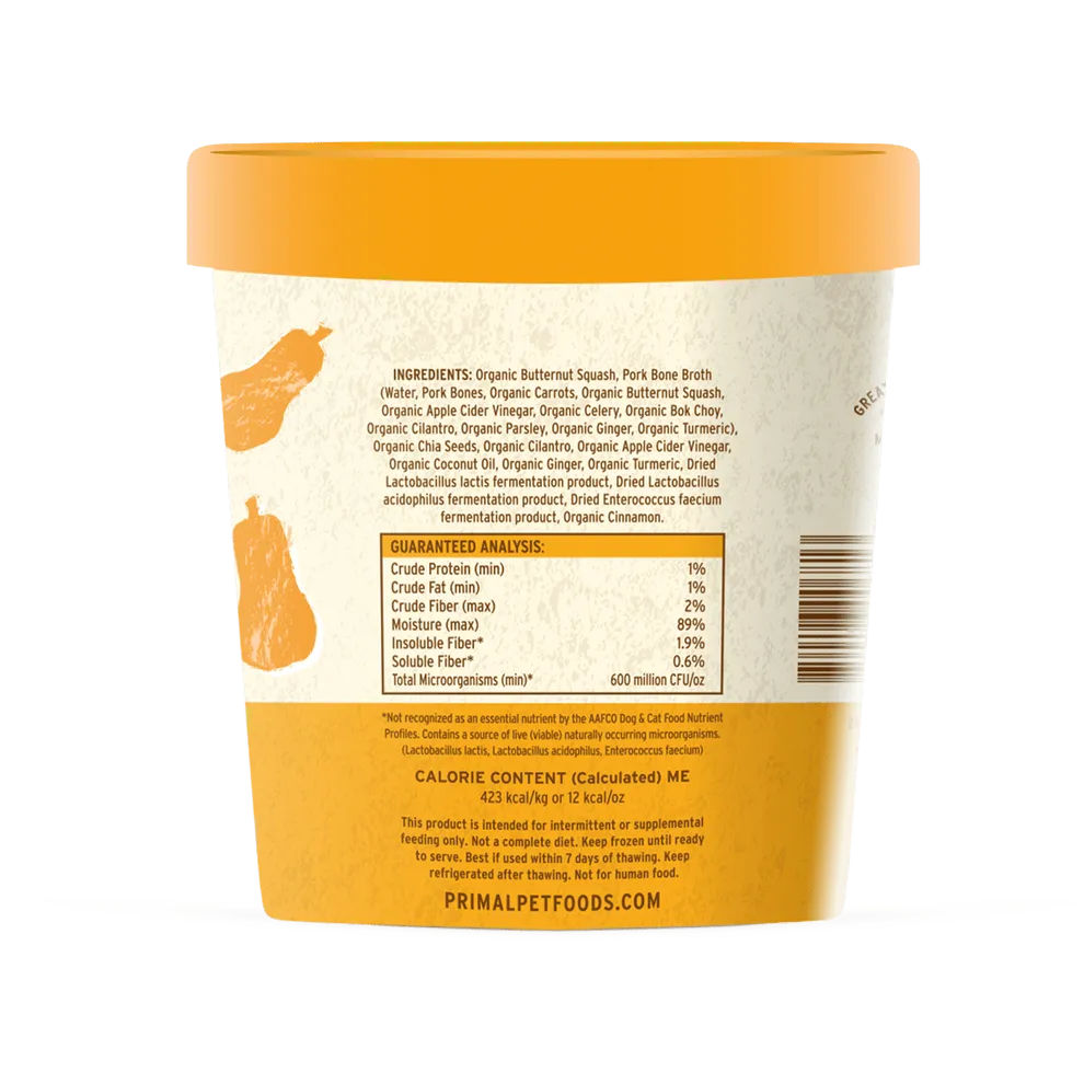 Primal Fresh Toppers Awesome Squash Recipe For Dogs & Cats