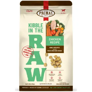 Primal Kibble in the Raw Chicken Dog Food