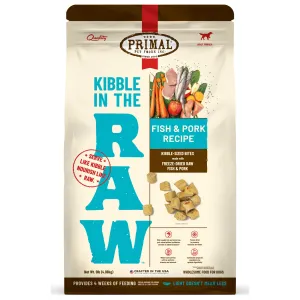 Primal Kibble in the Raw Fish & Pork Dog Food