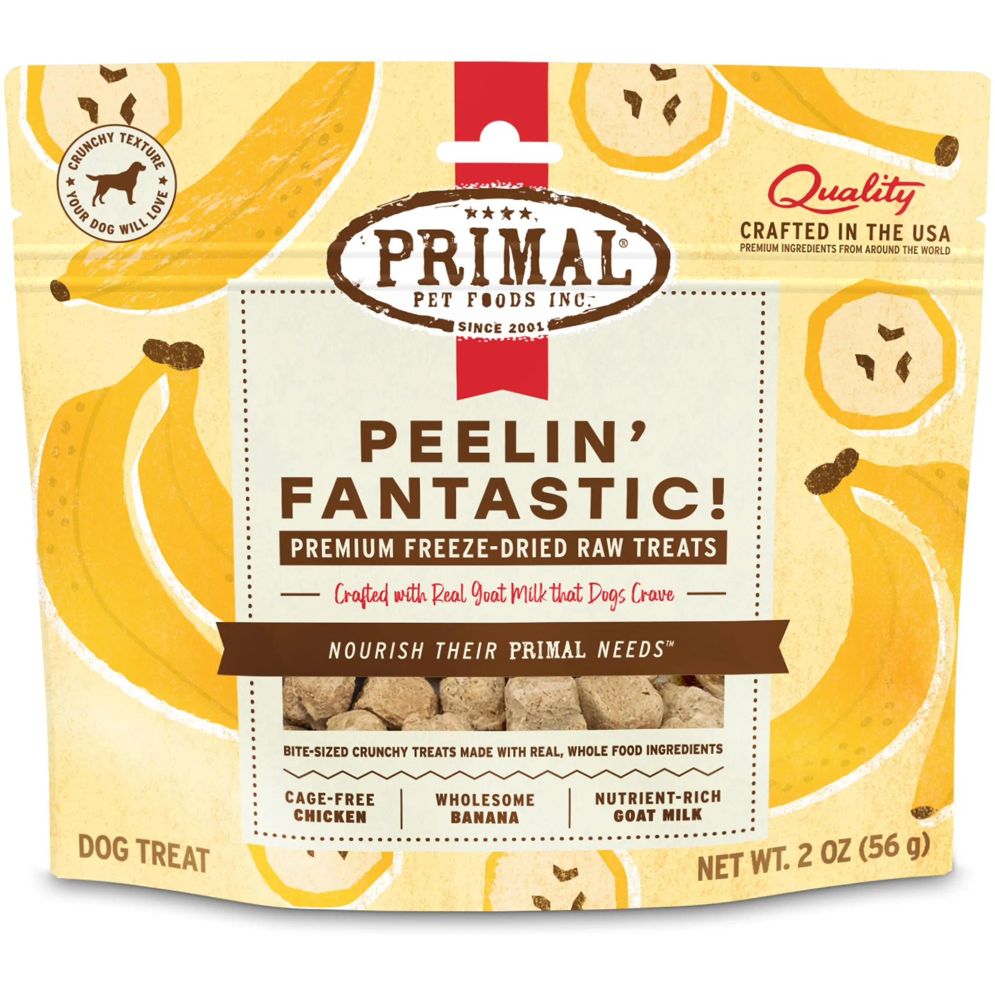 Primal Peelin' Fantastic Chicken Dog Treats