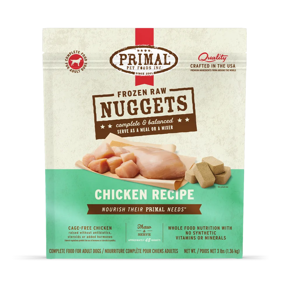 Primal Raw Frozen Chicken Formula For Dogs