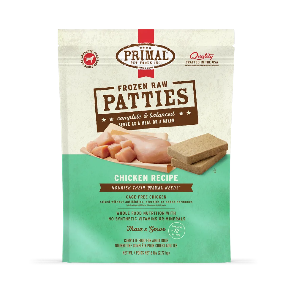 Primal Raw Frozen Chicken Formula For Dogs