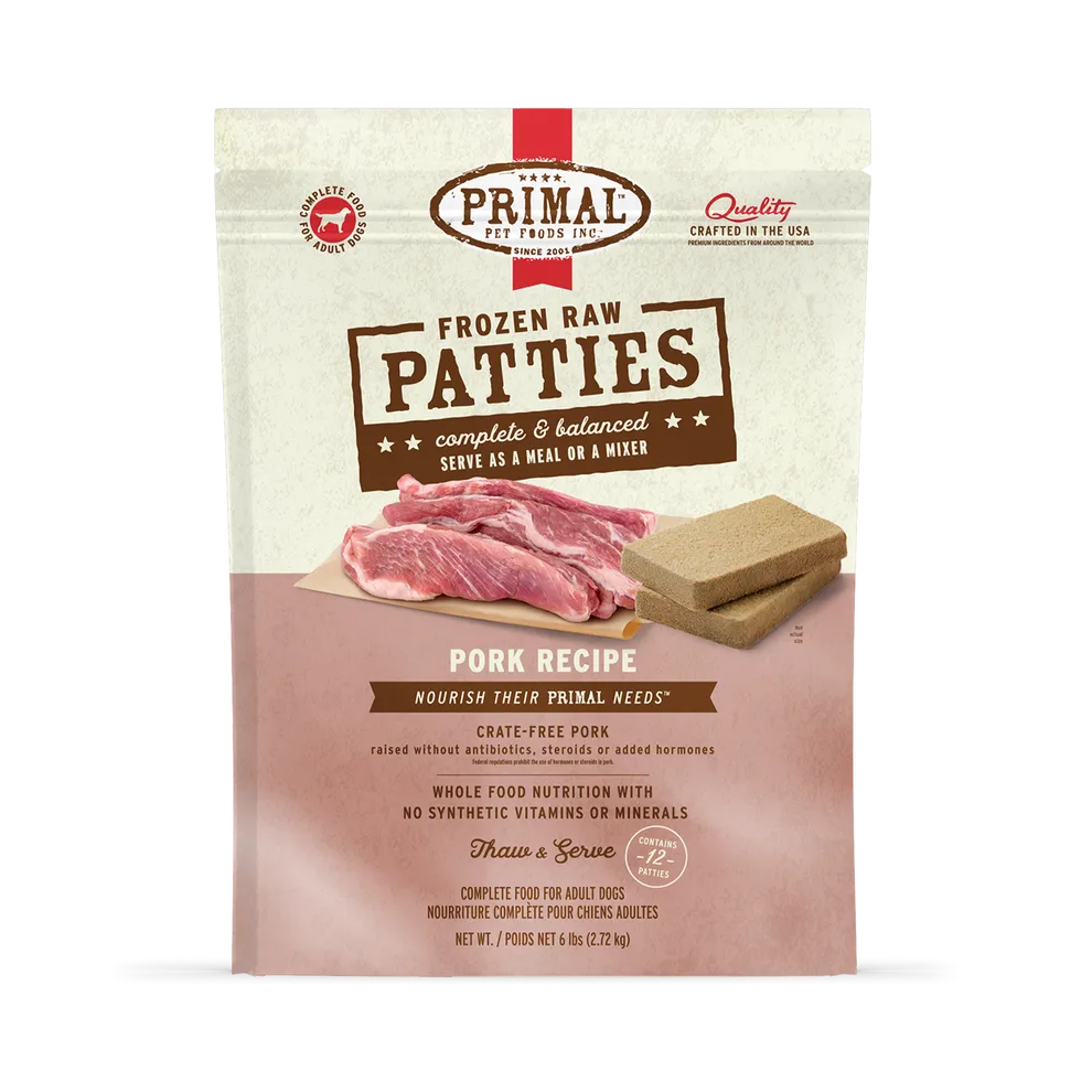 Primal Raw Frozen Pork Formula For Dogs