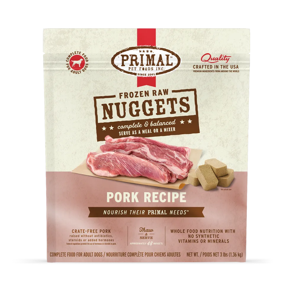 Primal Raw Frozen Pork Formula For Dogs