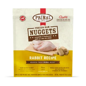 Primal Raw Frozen Rabbit Formula For Dogs