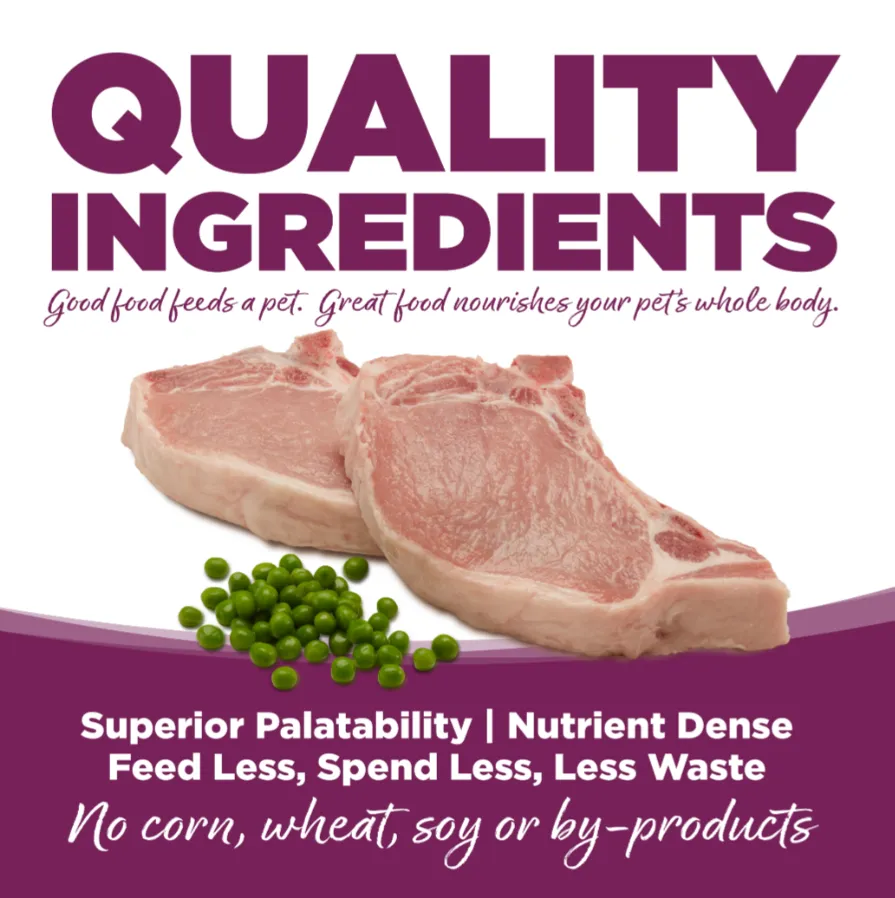 PureVita Grain Free Pork and Peas Dry Dog Food