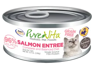 PureVita Grain Free Salmon Entree Canned Cat Food
