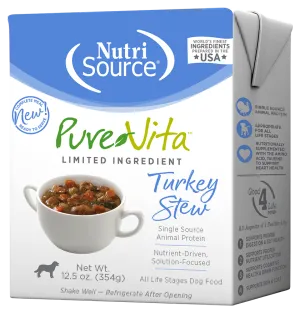 PureVita Grain Inclusive Turkey Stew Wet Dog Food