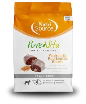 PureVita Venison and Red Lentils Dry Dog Food