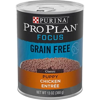 Purina Pro Plan Grain Free Puppy Classic Chicken Entrée Canned Dog Food
