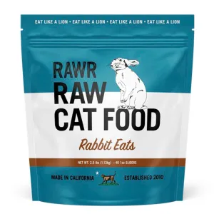 Rawr Raw Sliders Cat Rabbit 2.5 lbs